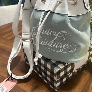 Juicy Couture White and Blue Women's Bag